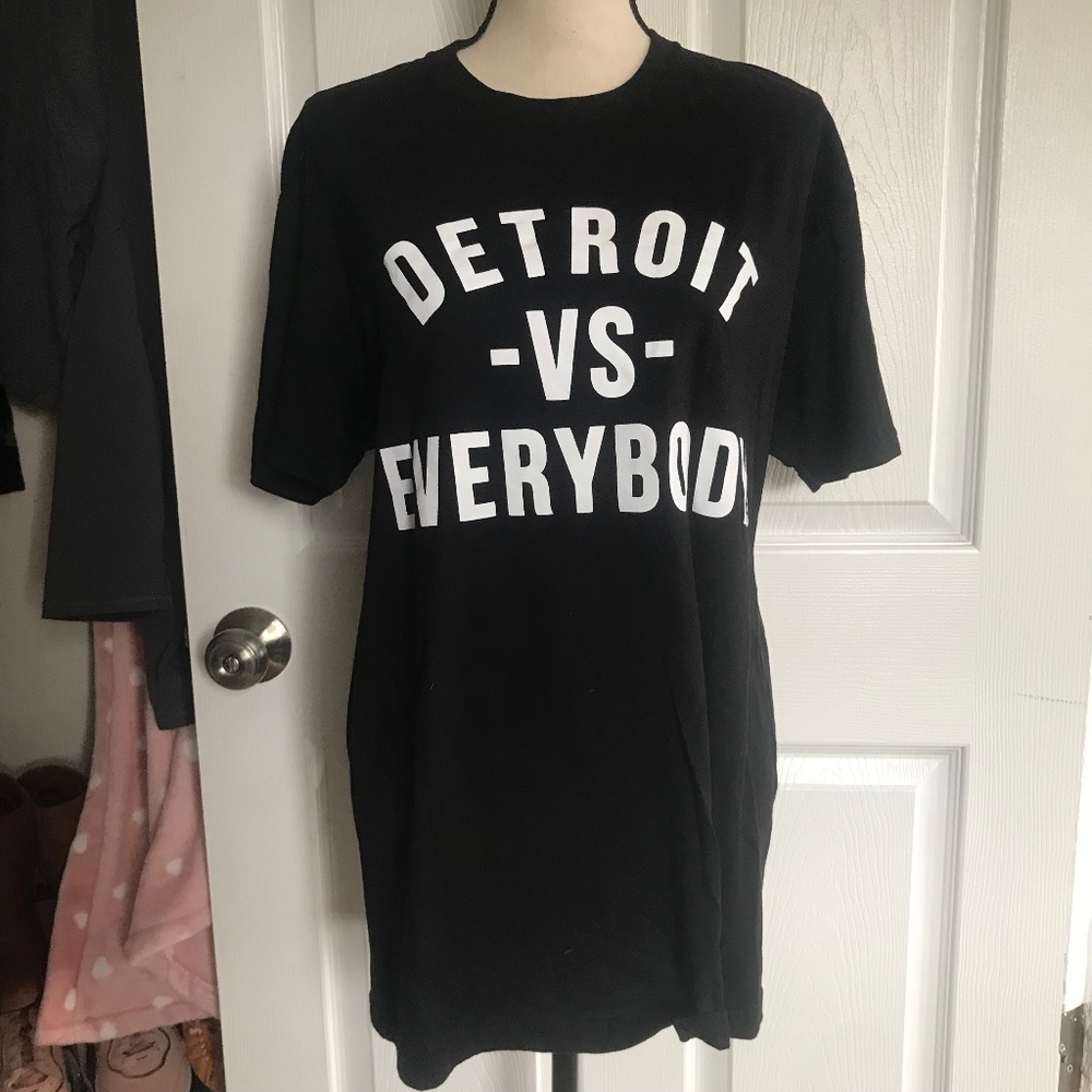 "Detroit VS Everybody" Unisex T-shirt Size XL